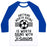 Virgin Teez  Baseball Tee Unisex Classic Baseball Tee / x-small / White/Blue ANYTHING WORTH DOING IS WORTH DOING WITH PASSION SOCCER UNISEX CLASSIC BASEBALL TEE