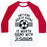 Virgin Teez  Baseball Tee Unisex Classic Baseball Tee / x-small / White/Red ANYTHING WORTH DOING IS WORTH DOING WITH PASSION SOCCER UNISEX CLASSIC BASEBALL TEE