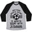 Virgin Teez  Baseball Tee Unisex Tri-Blend Baseball Tee / small / Athletic Gray / Black ANYTHING WORTH DOING IS WORTH DOING WITH PASSION SOCCER UNISEX TRI-BLEND BASEBALL TEE