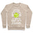 Virgin Teez  Pullover Crewneck Sweatshirt / x-small / Heathered Oatmeal ANYTHING WORTH DOING IS WORTH DOING WITH PASSION TENNIS CREWNECK SWEATSHIRT