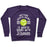 Virgin Teez  Pullover Crewneck Sweatshirt / x-small / Purple ANYTHING WORTH DOING IS WORTH DOING WITH PASSION TENNIS CREWNECK SWEATSHIRT
