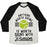 Virgin Teez  Baseball Tee Unisex Tri-Blend Baseball Tee / small / Oatmeal / Black ANYTHING WORTH DOING IS WORTH DOING WITH PASSION TENNIS UNISEX TRI-BLEND BASEBALL TEE