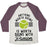 Virgin Teez  Baseball Tee Unisex Tri-Blend Baseball Tee / small / Oatmeal / Maroon ANYTHING WORTH DOING IS WORTH DOING WITH PASSION TENNIS UNISEX TRI-BLEND BASEBALL TEE