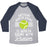 Virgin Teez  Baseball Tee Unisex Tri-Blend Baseball Tee / small / Athletic Gray / Navy ANYTHING WORTH DOING IS WORTH DOING WITH PASSION TENNIS UNISEX TRI-BLEND BASEBALL TEE