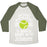 Virgin Teez  Baseball Tee Unisex Tri-Blend Baseball Tee / small / Oatmeal / Moss ANYTHING WORTH DOING IS WORTH DOING WITH PASSION TENNIS UNISEX TRI-BLEND BASEBALL TEE