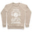 Virgin Teez  Pullover Crewneck Sweatshirt / x-small / Heathered Oatmeal ANYTHING WORTH DOING IS WORTH DOING WITH PASSION VOLLEYBALL CREWNECK SWEATSHIRT