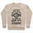 Virgin Teez  Pullover Crewneck Sweatshirt / x-small / Heathered Oatmeal ANYTHING WORTH DOING IS WORTH DOING WITH PASSION VOLLEYBALL CREWNECK SWEATSHIRT