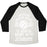 Virgin Teez  Baseball Tee Unisex Tri-Blend Baseball Tee / small / Oatmeal / Black ANYTHING WORTH DOING IS WORTH DOING WITH PASSION VOLLEYBALL UNISEX TRI-BLEND BASEBALL TEE