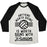 Virgin Teez  Baseball Tee Unisex Tri-Blend Baseball Tee / small / Oatmeal / Black ANYTHING WORTH DOING IS WORTH DOING WITH PASSION VOLLEYBALL UNISEX TRI-BLEND BASEBALL TEE