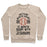 Virgin Teez  Pullover Crewneck Sweatshirt / x-small / Heathered Oatmeal ANYTHING WORTH DOING IS WORTH DOING WITH PASSIONBASEBALL CREWNECK SWEATSHIRT