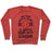 Virgin Teez  Pullover Crewneck Sweatshirt / x-small / Heathered Red ANYTHING WORTH DOING IS WORTH DOING WITH PASSIONBASEBALL CREWNECK SWEATSHIRT