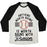 Virgin Teez  Baseball Tee Unisex Tri-Blend Baseball Tee / small / Oatmeal / Black ANYTHING WORTH DOING IS WORTH DOING WITH PASSIONBASEBALL UNISEX TRI-BLEND BASEBALL TEE