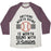 Virgin Teez  Baseball Tee Unisex Tri-Blend Baseball Tee / small / Oatmeal / Maroon ANYTHING WORTH DOING IS WORTH DOING WITH PASSIONBASEBALL UNISEX TRI-BLEND BASEBALL TEE