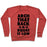 Virgin Teez  Pullover Crewneck Sweatshirt / x-small / Heathered Red ARCH YOUR BACK & SQUAT IT LOW CREWNECK SWEATSHIRT