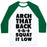 Virgin Teez  Baseball Tee Unisex Classic Baseball Tee / x-small / White/Dark Green ARCH YOUR BACK & SQUAT IT LOW UNISEX CLASSIC BASEBALL TEE