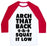 Virgin Teez  Baseball Tee Unisex Classic Baseball Tee / x-small / White/Red ARCH YOUR BACK & SQUAT IT LOW UNISEX CLASSIC BASEBALL TEE