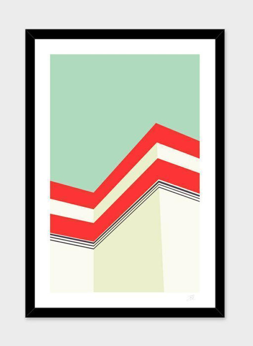LUVD Framed Art Prints 8" x 11" / Black Architecture  Frame