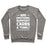 Virgin Teez  Pullover Crewneck Sweatshirt / x-small / Heathered Gray ARE EMOTIONAL SUPPORT CARBS A THING? CREWNECK SWEATSHIRT