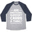 Virgin Teez  Baseball Tee Unisex Tri-Blend Baseball Tee / small / Athletic Gray / Navy ARE EMOTIONAL SUPPORT CARBS A THING? UNISEX TRI-BLEND BASEBALL TEE