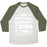 Virgin Teez  Baseball Tee Unisex Tri-Blend Baseball Tee / small / Oatmeal / Moss ARE EMOTIONAL SUPPORT CARBS A THING? UNISEX TRI-BLEND BASEBALL TEE