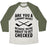 Virgin Teez  Baseball Tee Unisex Tri-Blend Baseball Tee / small / Oatmeal / Moss ARE YOU A LIBRARY BOOK? BECAUSE YOU'RE ABOUT TO GET CHECKED UNISEX TRI-BLEND BASEBALL TEE