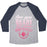 Virgin Teez  Baseball Tee Unisex Tri-Blend Baseball Tee / small / Athletic Gray / Navy ARE YOU READY FOR SOME FOOTBALL? UNISEX TRI-BLEND BASEBALL TEE