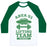 Virgin Teez  Baseball Tee Unisex Classic Baseball Tee / x-small / White/Dark Green AREA 51 LIFTING TEAM UNISEX CLASSIC BASEBALL TEE