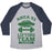 Virgin Teez  Baseball Tee Unisex Tri-Blend Baseball Tee / small / Athletic Gray / Navy AREA 51 LIFTING TEAM UNISEX TRI-BLEND BASEBALL TEE