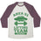 Virgin Teez  Baseball Tee Unisex Tri-Blend Baseball Tee / small / Oatmeal / Maroon AREA 51 LIFTING TEAM UNISEX TRI-BLEND BASEBALL TEE