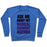 Virgin Teez  Pullover Crewneck Sweatshirt / x-small / Heathered Blue ASK ME ABOUT MY RADICAL SWIMSUIT AGENDA CREWNECK SWEATSHIRT
