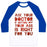 Virgin Teez  Baseball Tee Unisex Classic Baseball Tee / x-small / White/Blue ASK YOUR DOCTOR UNISEX CLASSIC BASEBALL TEE