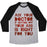 Virgin Teez  Baseball Tee Unisex Tri-Blend Baseball Tee / small / Athletic Gray / Black ASK YOUR DOCTOR UNISEX TRI-BLEND BASEBALL TEE