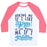 Virgin Teez  Baseball Tee Unisex Classic Baseball Tee / x-small / White/Neon Pink ASKING ME IF I LIKE YOGA IS LIKE ASKING ME IF I BREATHE UNISEX CLASSIC BASEBALL TEE