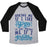 Virgin Teez  Baseball Tee Unisex Tri-Blend Baseball Tee / small / Athletic Gray / Black ASKING ME IF I LIKE YOGA IS LIKE ASKING ME IF I BREATHE UNISEX TRI-BLEND BASEBALL TEE