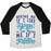 Virgin Teez  Baseball Tee Unisex Tri-Blend Baseball Tee / small / Oatmeal / Black ASKING ME IF I LIKE YOGA IS LIKE ASKING ME IF I BREATHE UNISEX TRI-BLEND BASEBALL TEE