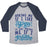 Virgin Teez  Baseball Tee Unisex Tri-Blend Baseball Tee / small / Athletic Gray / Navy ASKING ME IF I LIKE YOGA IS LIKE ASKING ME IF I BREATHE UNISEX TRI-BLEND BASEBALL TEE