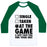 Virgin Teez  Baseball Tee Unisex Classic Baseball Tee / x-small / White/Dark Green AT THE GAME & DON'T HAVE TIME FOR YOUR SHIT (BASEBALL) UNISEX CLASSIC BASEBALL TEE