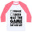 Virgin Teez  Baseball Tee Unisex Classic Baseball Tee / x-small / White/Neon Pink AT THE GAME & DON'T HAVE TIME FOR YOUR SHIT (BASEBALL) UNISEX CLASSIC BASEBALL TEE