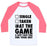 Virgin Teez  Baseball Tee Unisex Classic Baseball Tee / x-small / White/Neon Pink AT THE GAME & DON'T HAVE TIME FOR YOUR SHIT (FOOTBALL) UNISEX CLASSIC BASEBALL TEE