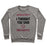 Virgin Teez  Pullover Crewneck Sweatshirt / x-small / Heathered Gray ATHLETIC? I THOUGHT YOU SAID PATHETIC CREWNECK SWEATSHIRT