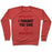 Virgin Teez  Pullover Crewneck Sweatshirt / x-small / Heathered Red ATHLETIC? I THOUGHT YOU SAID PATHETIC CREWNECK SWEATSHIRT
