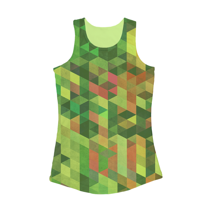 VIRGIN TEEZ Women Tank top Electric Green / XS ATYM Women Performance Tank Top