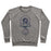 Virgin Teez  Pullover Crewneck Sweatshirt / x-small / Heathered Gray AUM AND LOTUS CREWNECK SWEATSHIRT
