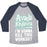 Virgin Teez  Baseball Tee Unisex Tri-Blend Baseball Tee / small / Athletic Gray / Navy AVADA KEDAVRA FITNESS (GLOW) UNISEX TRI-BLEND BASEBALL TEE