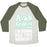 Virgin Teez  Baseball Tee Unisex Tri-Blend Baseball Tee / small / Oatmeal / Moss AVADA KEDAVRA FITNESS (GLOW) UNISEX TRI-BLEND BASEBALL TEE