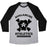 Virgin Teez  Baseball Tee Unisex Tri-Blend Baseball Tee / small / Athletic Gray / Black AVALANCHE ATHLETICS UNISEX TRI-BLEND BASEBALL TEE