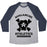 Virgin Teez  Baseball Tee Unisex Tri-Blend Baseball Tee / small / Athletic Gray / Navy AVALANCHE ATHLETICS UNISEX TRI-BLEND BASEBALL TEE