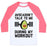 Virgin Teez  Baseball Tee Unisex Classic Baseball Tee / x-small / White/Neon Pink AVOCADON'T TALK TO ME DURING MY WORKOUT UNISEX CLASSIC BASEBALL TEE