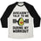 Virgin Teez  Baseball Tee Unisex Tri-Blend Baseball Tee / small / Oatmeal / Black AVOCADON'T TALK TO ME DURING MY WORKOUT UNISEX TRI-BLEND BASEBALL TEE