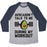 Virgin Teez  Baseball Tee Unisex Tri-Blend Baseball Tee / small / Athletic Gray / Navy AVOCADON'T TALK TO ME DURING MY WORKOUT UNISEX TRI-BLEND BASEBALL TEE